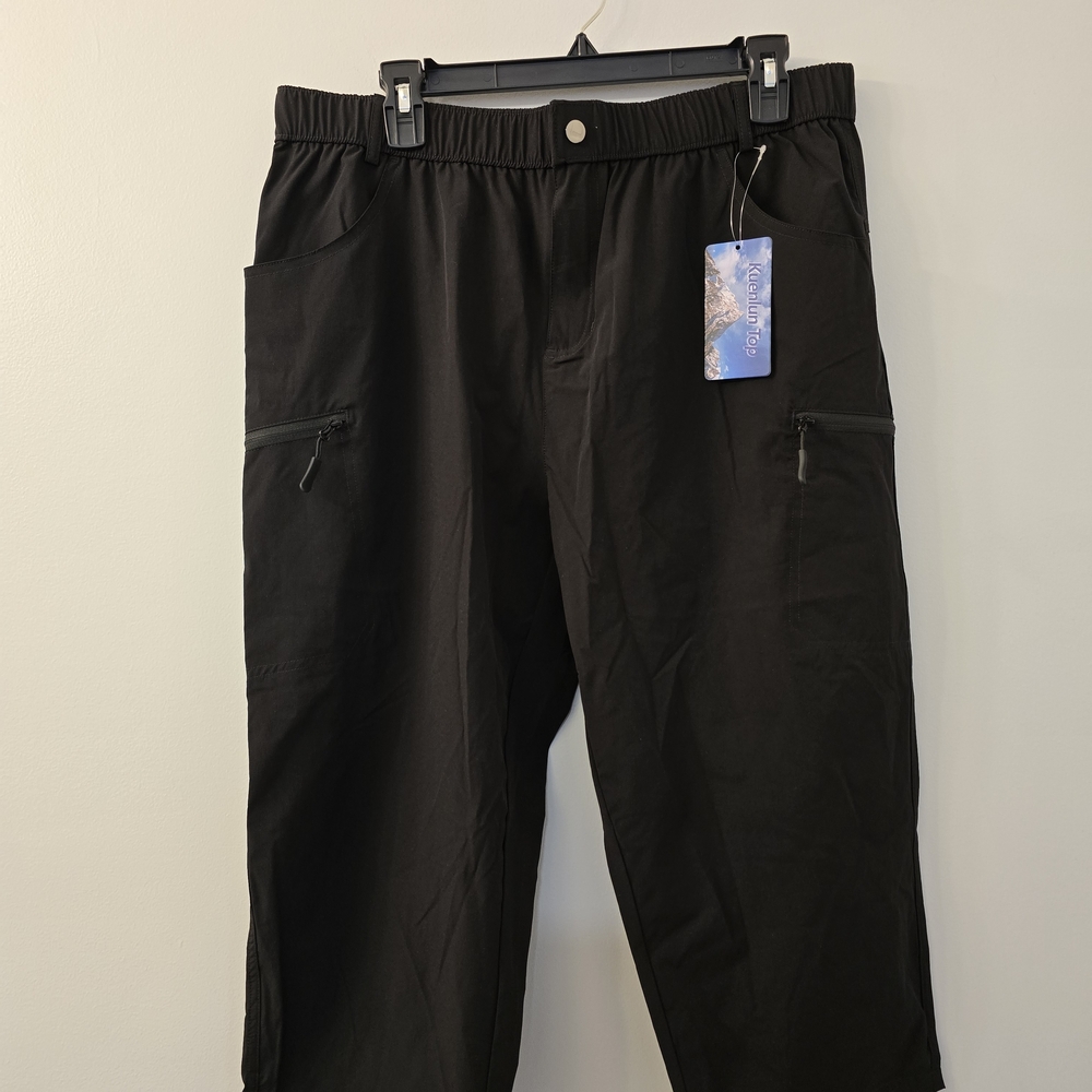 NWT Kuenlun Top Women's Lightweight Zip Hiking Cropped Pants - Size XL